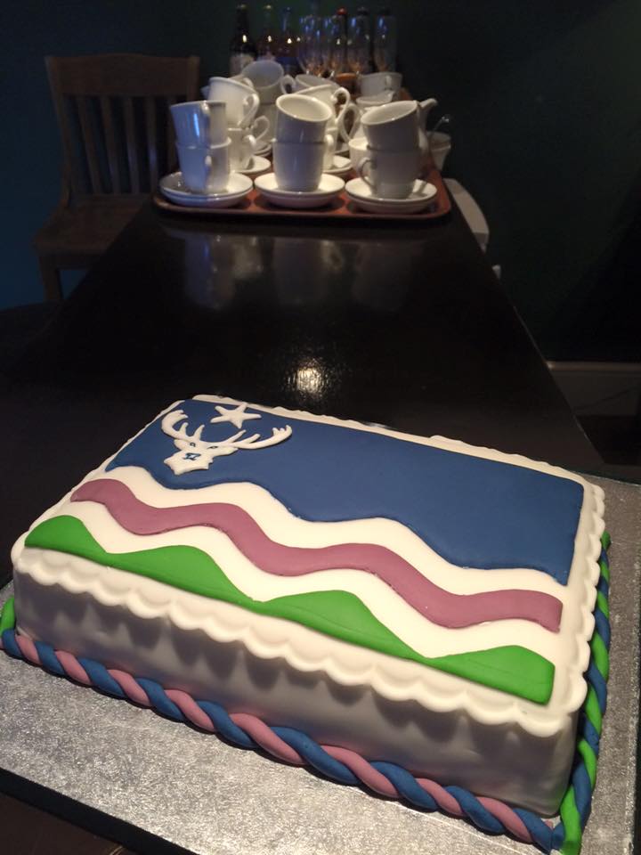 Exmoor Flag celebration cake